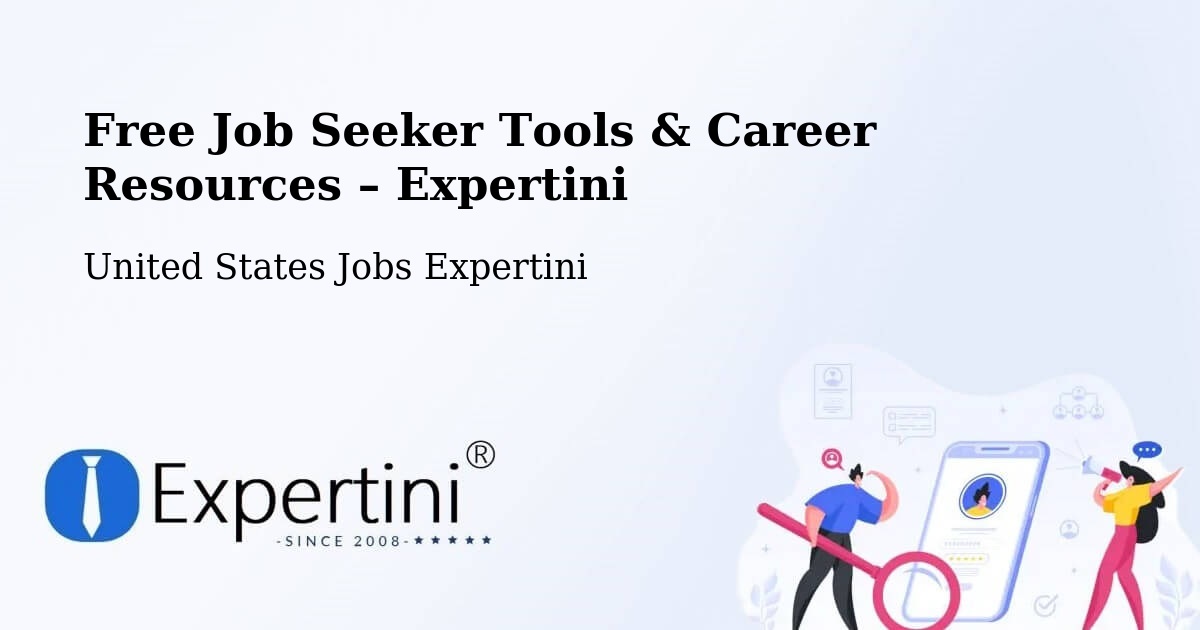 Free Job Seeker Tools & Career Resources – Haddonfield - Haddonfield, United States Jobs Expertini